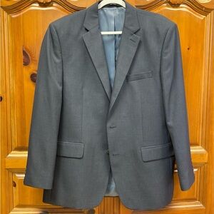 Haggar Classic Fit Travel Performance Suit Jacket Gray 44R